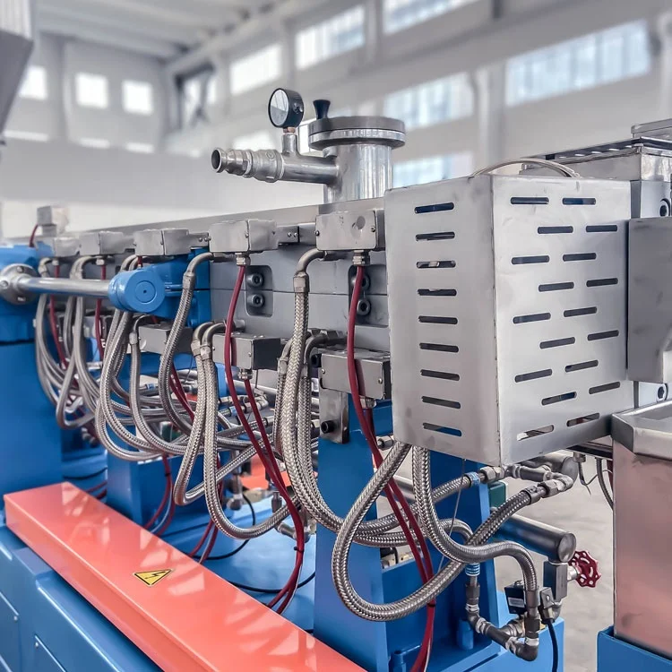 Двойной одновинтовой пластиковый экструдер, производственная машина для пластиковых гранул, пищевой маточный концентрат