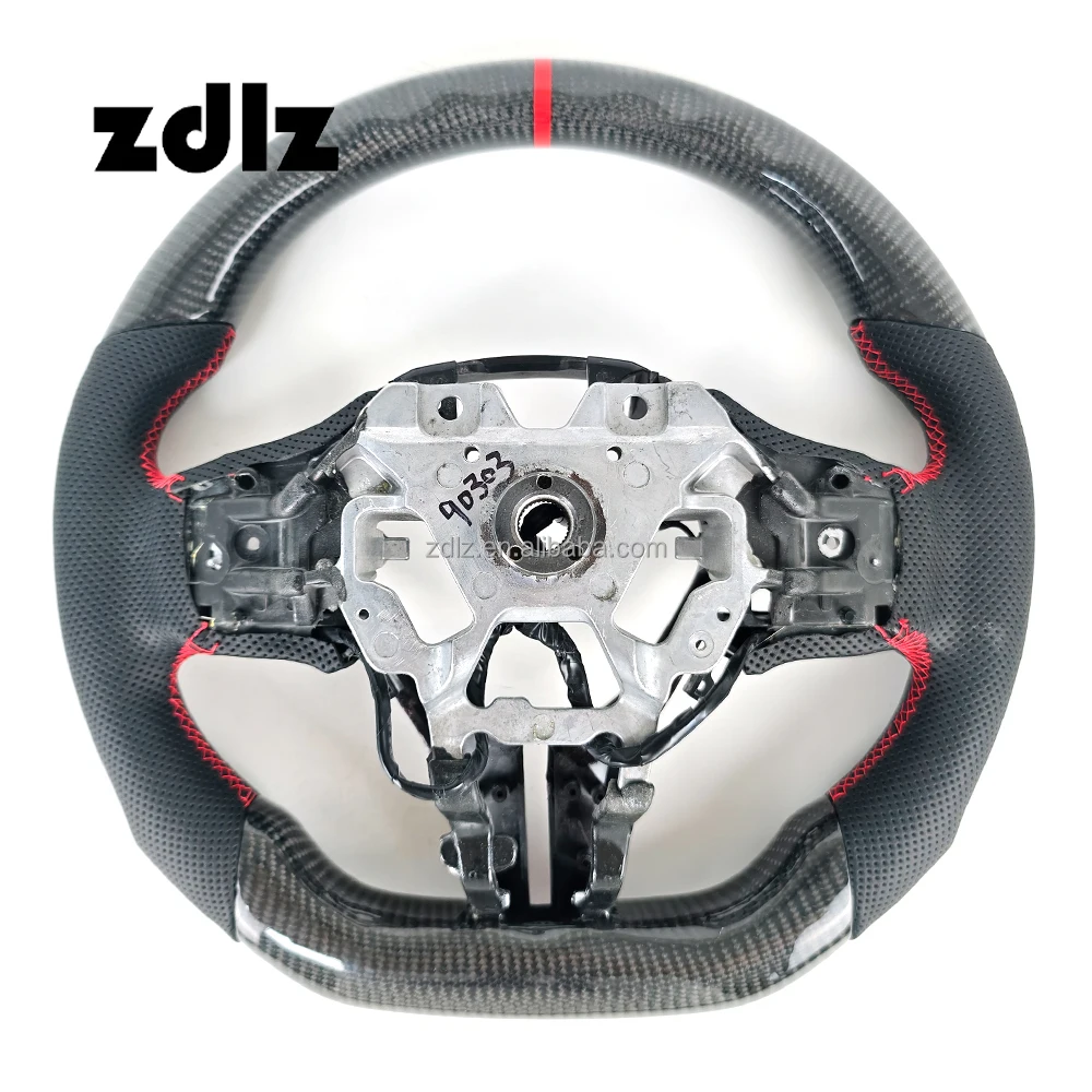 Carbon fiber steering wheel fit for Infiniti Q50L Q60 Q70 QX30 QX50 car steering wheel custom perforated leather steering wheel