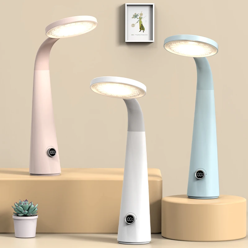 Student Specific Desk Lamp Eye-protected Led Desk Lamp For Student 100 Gears Stepless Dimming Rechargeable Desk Table Lamps