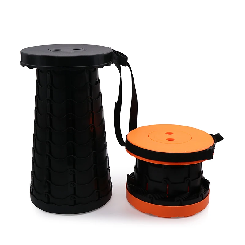 Outdoor Furniture Retractable Stool Chairs Portable Stool Lounge Folding Chair Camping Stool Foldable Convenient Fishing Chair