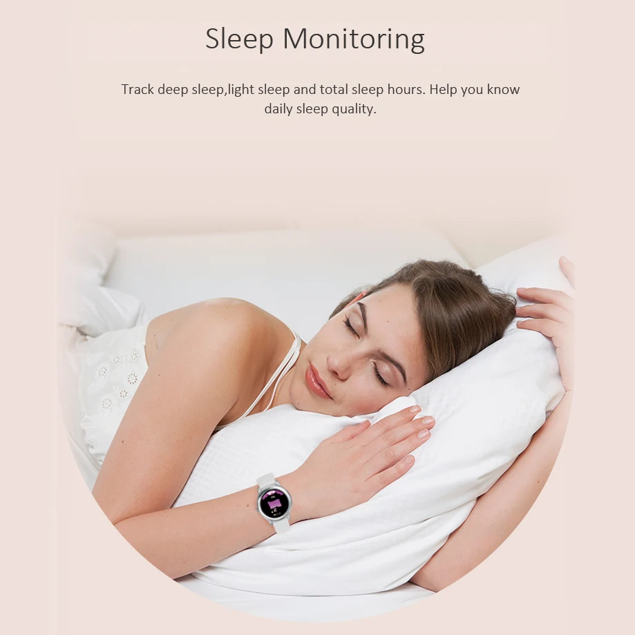 2022 New Fashion Health and Sport Tracking Smartwatch DIY Watch Face Menstrual Period Reminder Elegant Lady Women Smart Watch