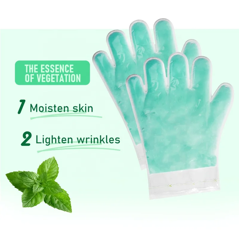 OEM Custom Paraffin Wax collagen hand and Foot Mask Beauty Skin Moisture Hydrating Paraffin Wax with shea butter