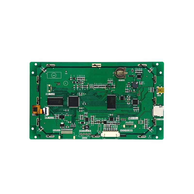 DACAI  5' TFT  UART LCD Module  DC80480B050_04CF_RTC_8G  Industrial serial screen for industrial display PLC