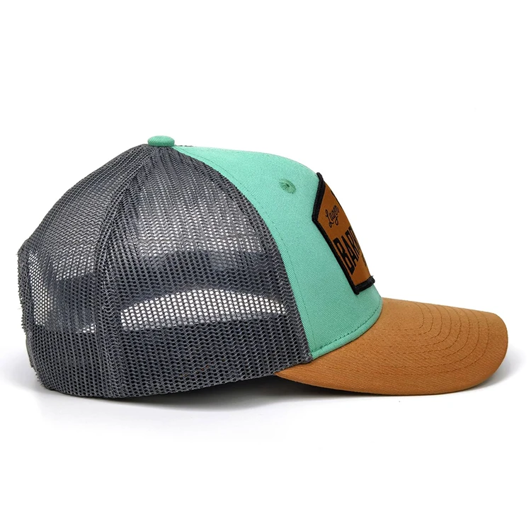Высококачественная Спортивная Кепка Gorras с вышивкой логотипа 6 панелей сетчатые шляпы для дальнобойщиков нашивкой