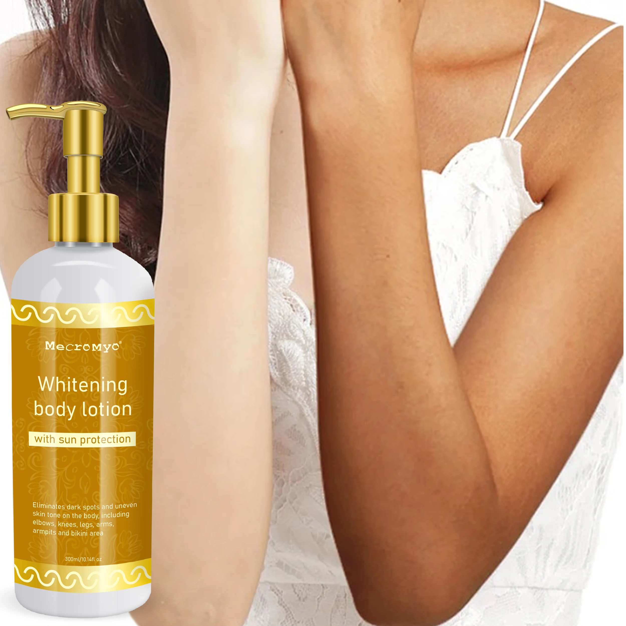 OEM/ODM Private Label Natural Skin Whitening Body Lotion For Black Skin Sun Protection Body Lotion