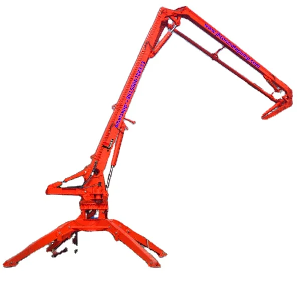 Qingdao JIUHE JH 15m 17m mobile hydraulic concrete placing boom concrete pump hot sale construction machine in UAE