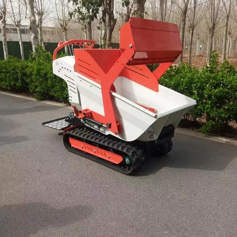 CE Approved 500kg Load Battery Power Motor Wheelbarrow 4 Wheel  Truck Mini Site Dumper Barrow