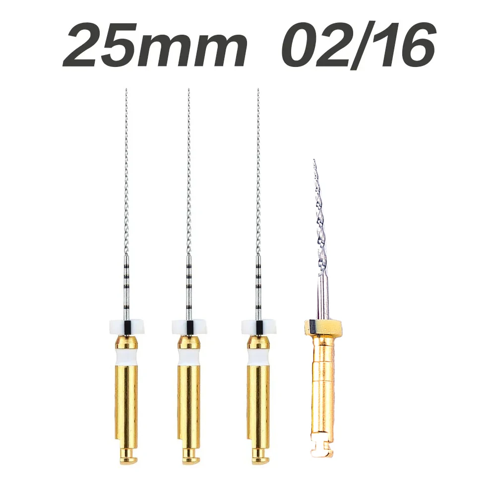 Dental Endodontic Rotary Files X- Path High Quality NiTi Endo Cleaning Files for Curved Canals 6Pcs/Pack