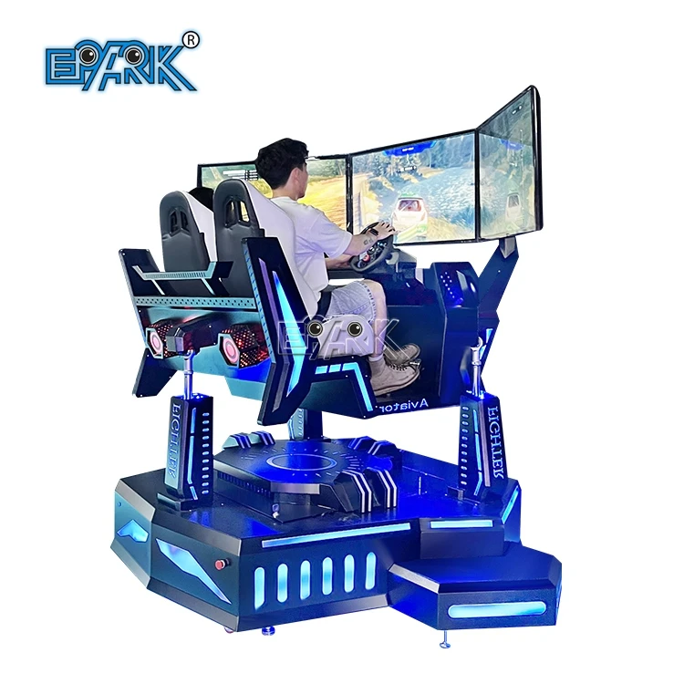 2023 Hot Sale Video Car Racing Motion Platform Racing Simulator Vr 9d Arcade Coin Operated Driving Vr Game Machine