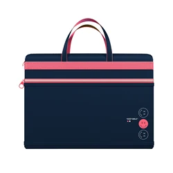 Business Hand Bag laptop Bag Conference File Pouch Briefcase Waterproof Double-layer Oxford student textbook Casual Bag
