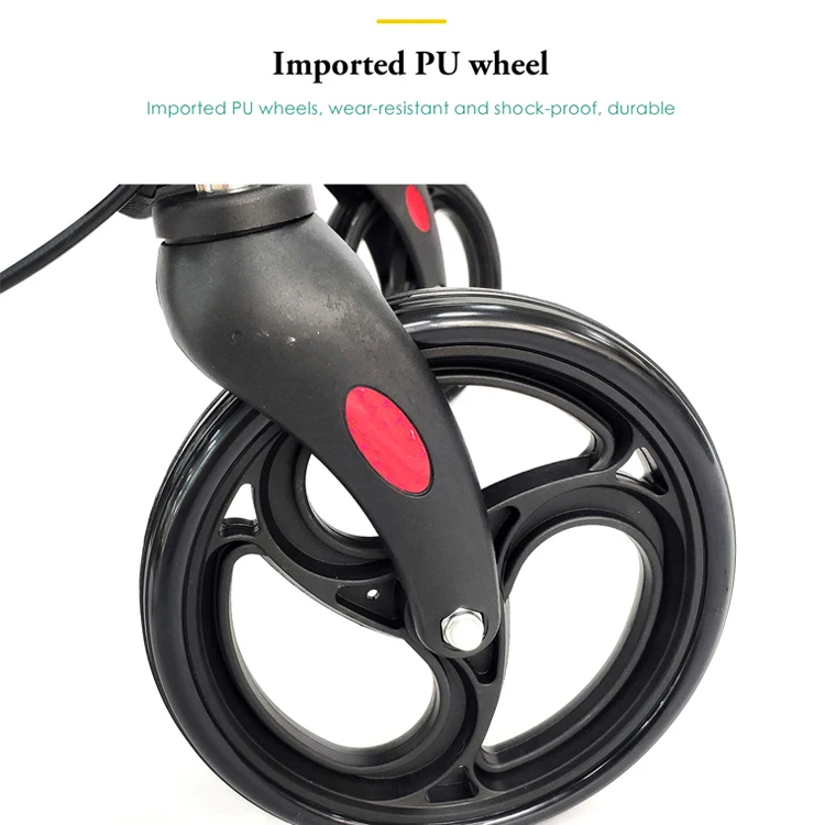 Senyang lightweight aluminium old people adults elderly folding upright 4 wheels rollator walkers with seat