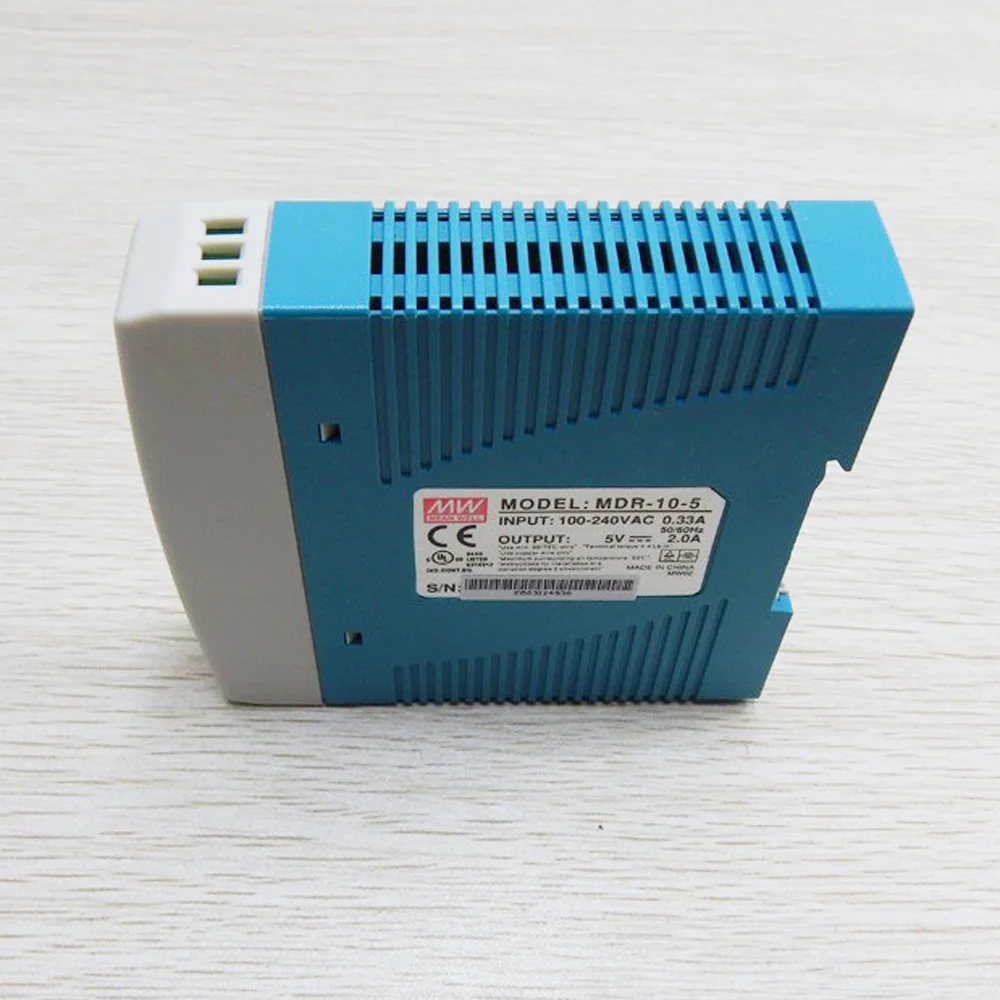 MEAN WELL industrial power supply 12v din rail 2a MDR-10-12 10W Meanwell MDR-10 Series 5V 12V 15V 24V