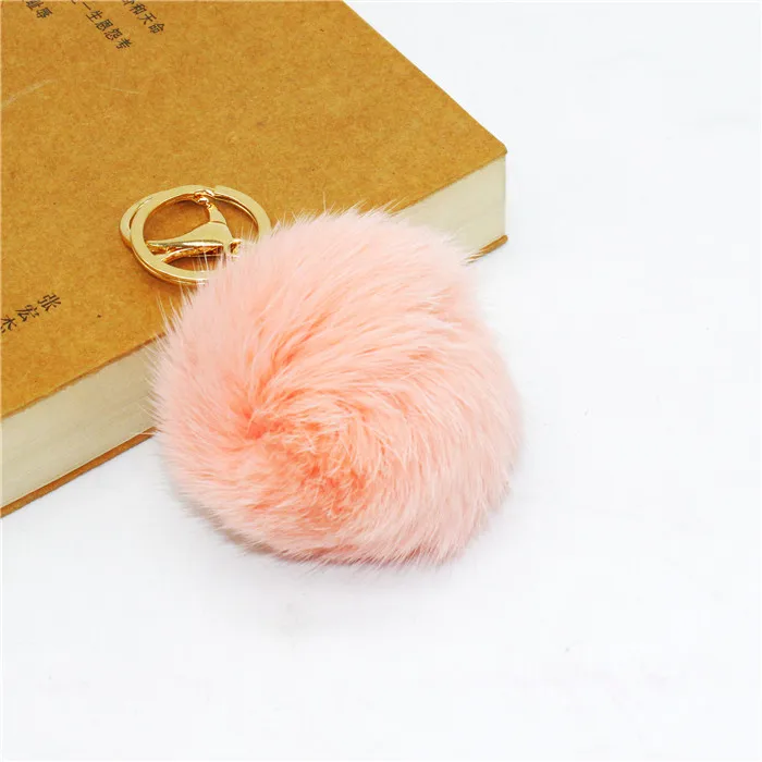 Wholesale fashionable handbag accessories Factory wholesale Fluffy Pompom fur Ball