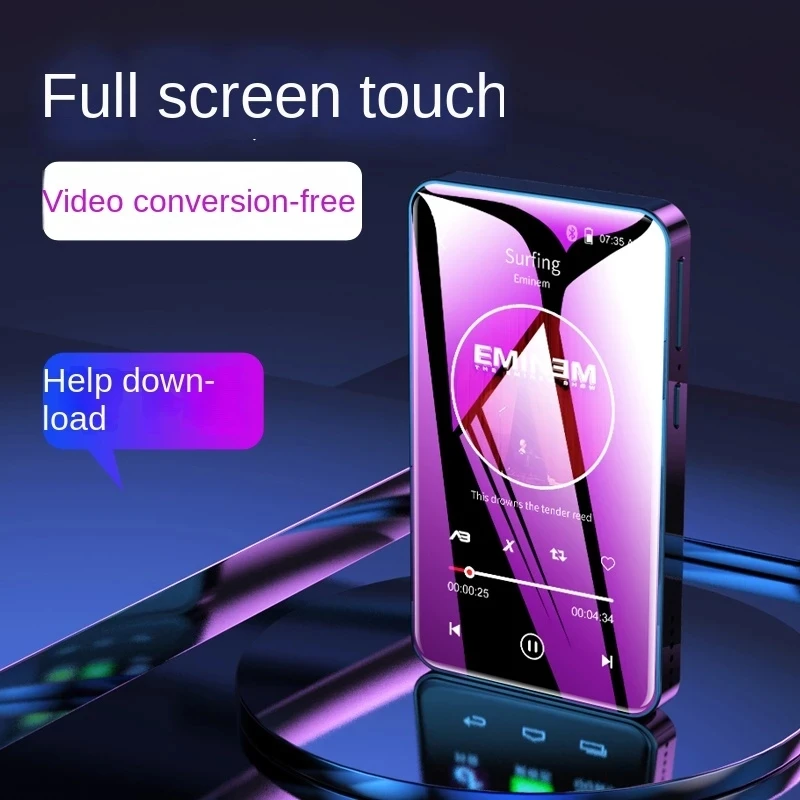 WiFi MP4 8GB-128GB Bluetooth 5.0 MP4 Player With 4.0inch HD Display FM Radio E-book Speaker For Game HiFi Portable MP3 Player