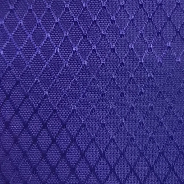 RPET Glossy Rhombic Shaped Grid 210d PU Coating Waterproof Polyester Oxford Fabric