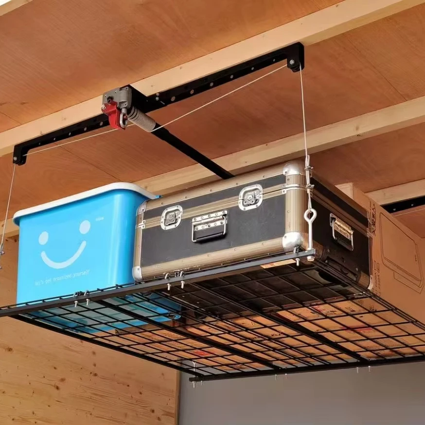 Garage Ceiling Ceiling Storage Rack Factory Hot Sale Made in China