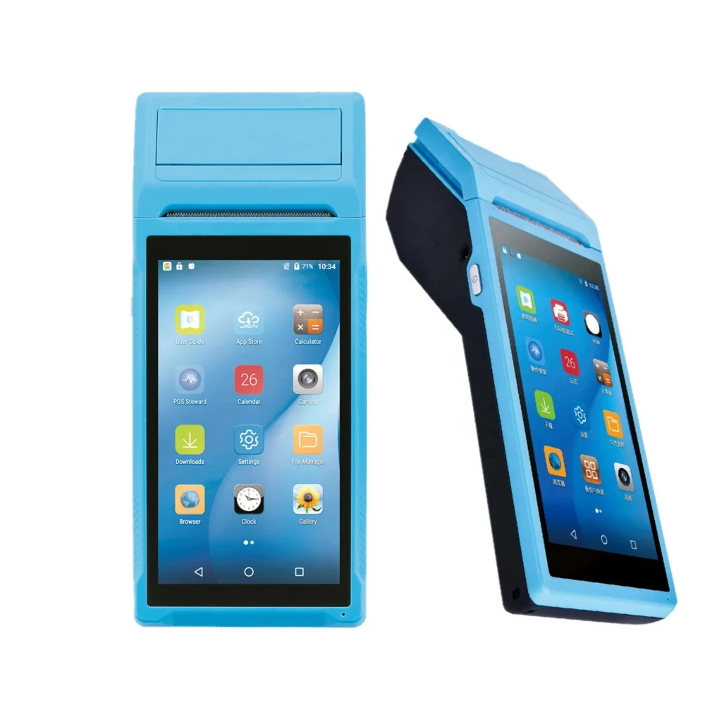 Q2 Factory low cost OEM Mobile android smart pos terminal with scanner