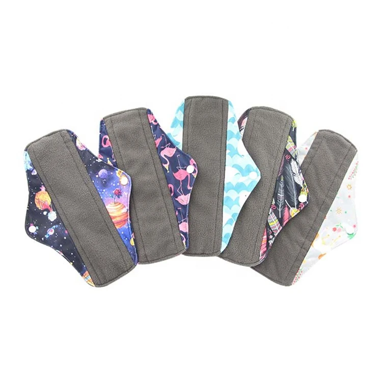  Новый дизайн многоразовые складные гигиенические прокладки менструальный период салфетки органические