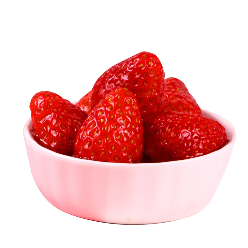 Canned Strawberry Granules With Food The grains Are Plump, The Pulp Is Juicy, Fresh And Delicious For Direct Consumption