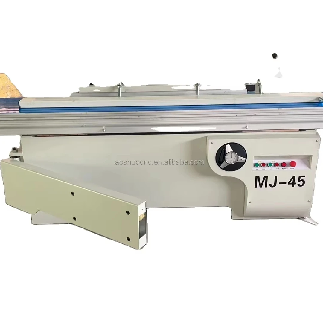 Dust Free Panel Sliding WJ-300 Table Saw Machine For Plywood MdfDouble Blade Electric Saw
