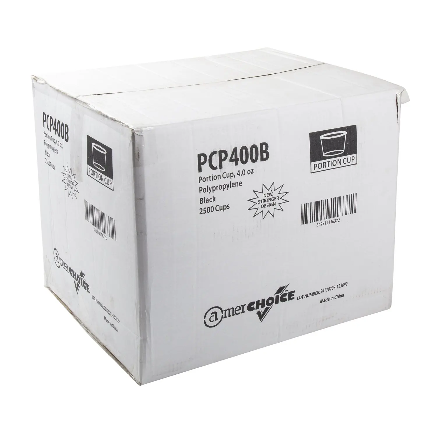 Wholesale 0.75oz Sauce Container Clear Black Disposable PP Plastic Sauce Cup with PET Lids