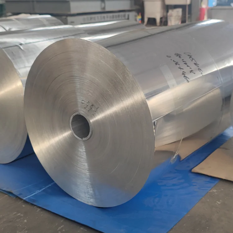 8011 5052 водонепроницаемый и усиленный рулон алюминиевой фольги для пищевых продуктов по выгодной цене