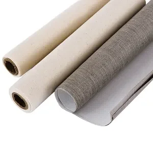 Professional 360 gsm Acid Free Art Medium Texture Primed Cotton Canvas Painting Roll