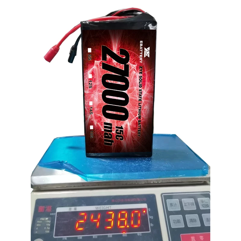 Semi solid state battery 27000mah 6s12s LIHV 27ah 14s lithium ion battery 4.45V from original manufacturer