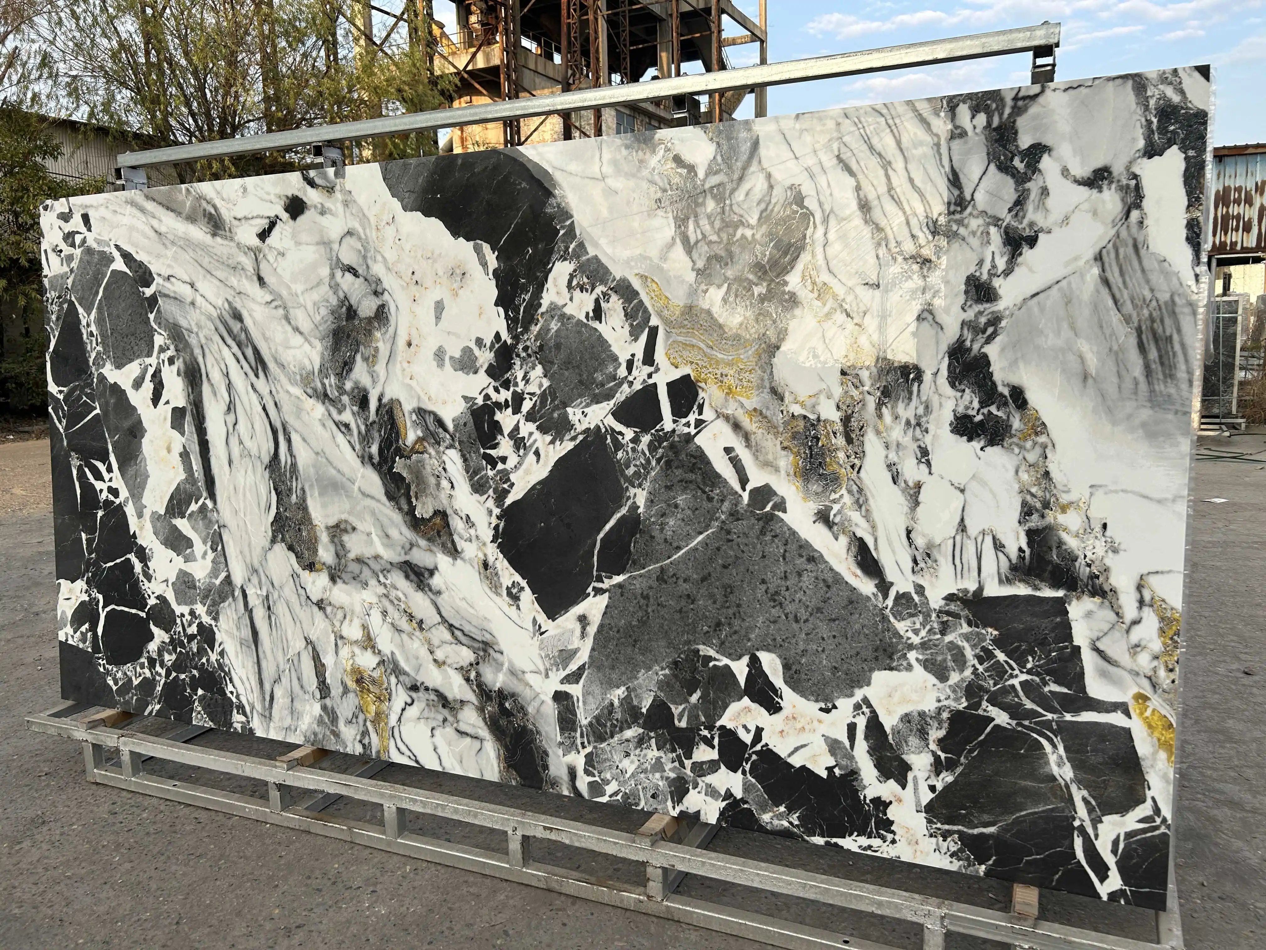 1600x3200mm White 12mm Thickness Wall Panels Table Top Large Format Ceramic Porcelain  Sintered Stone