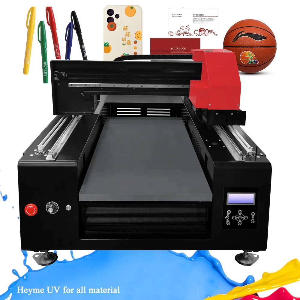 Heyme factory manufacture various hot sale cheap china small uv printer for cloths