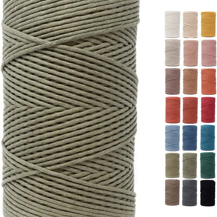 HH Wholesale Chew Toy Craft Hand Made Decoration Super Soft Braided Cotton Rope