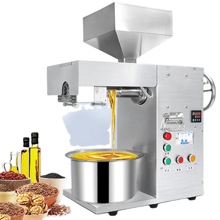 Небольшая прижимная машина для извлечения масла семян арахиса подсолнечника бытовой мини-пресс кухни