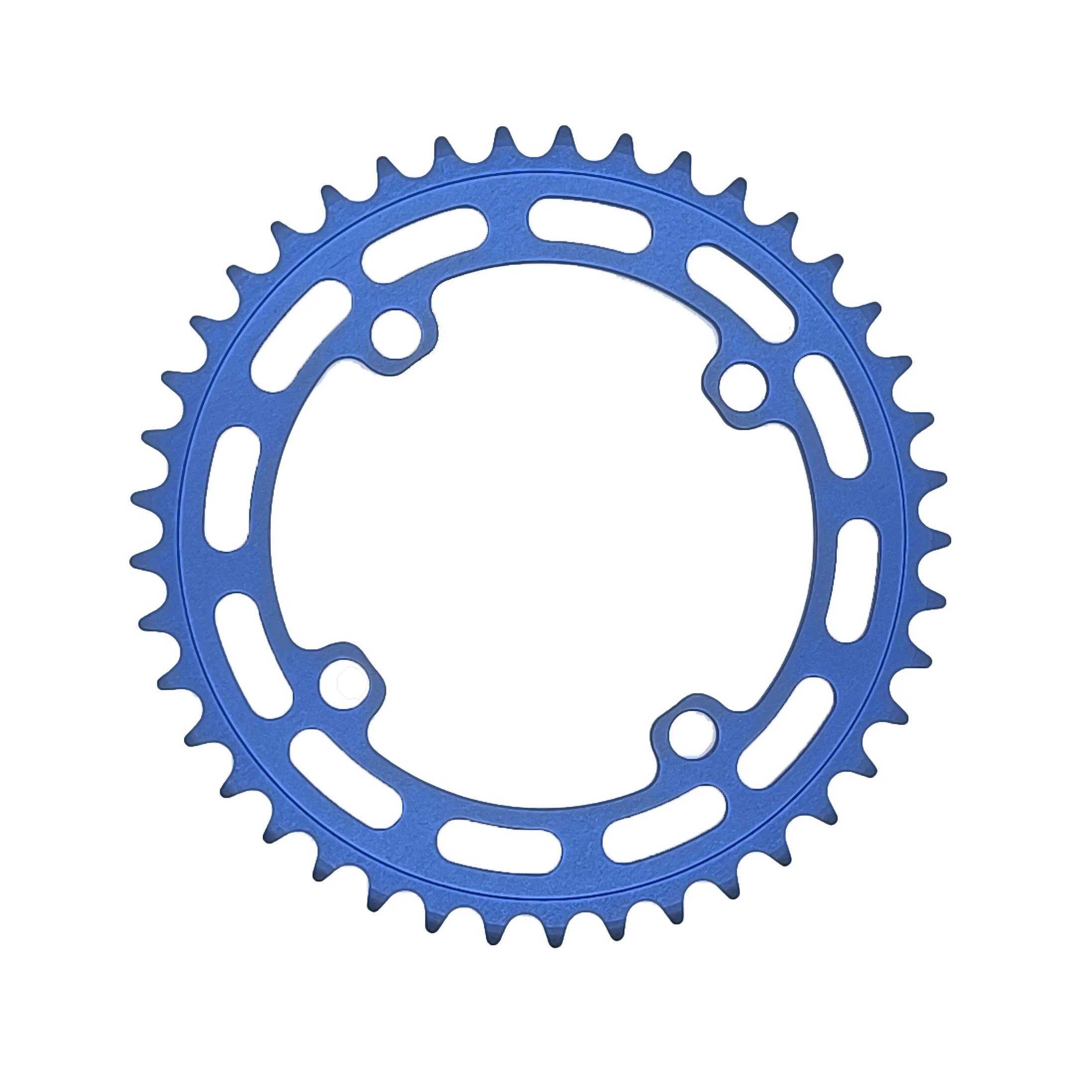 Новое поступление, 104BCD гоночный велосипед BMX, алюминиевая Alloy7075-T651 с покрытием, Королевская Синяя анодированная пластина, Chainri