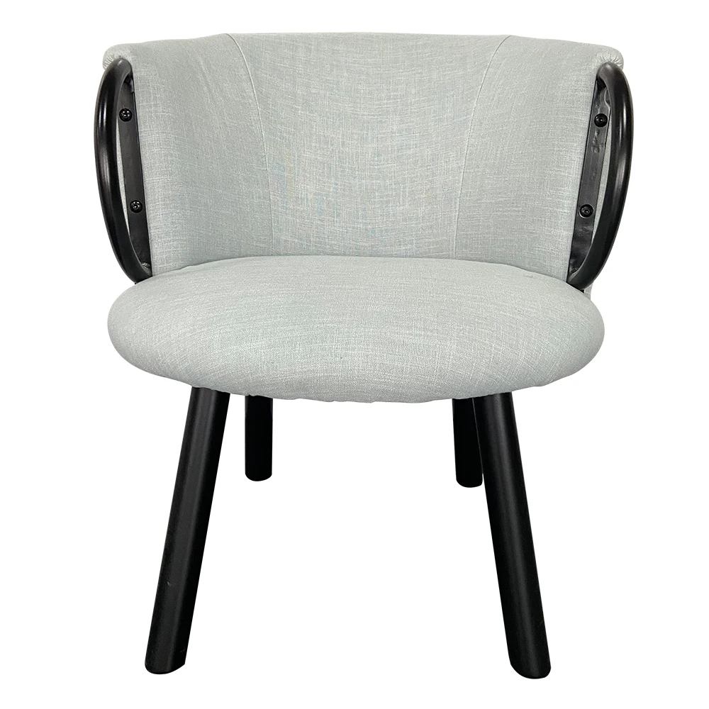 Italian style latest design home furniture fabric comfortable minimalist armchair