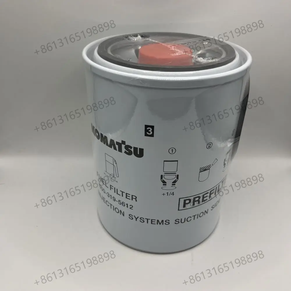 Komatsu excavator PC200 PC220 PC300 PC350 PC390 HB205 HB215 bulldozer D85 cartridge fuel water separator filter 600-319-5612