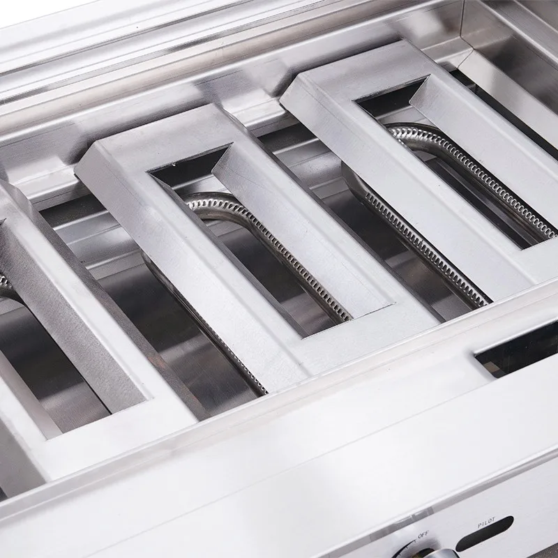 Commercial Stainless Steel American Style Gas Charbroiler Grill Barbecue Commercial Charbroil Barbecue Grill Outdoor Charbroiler