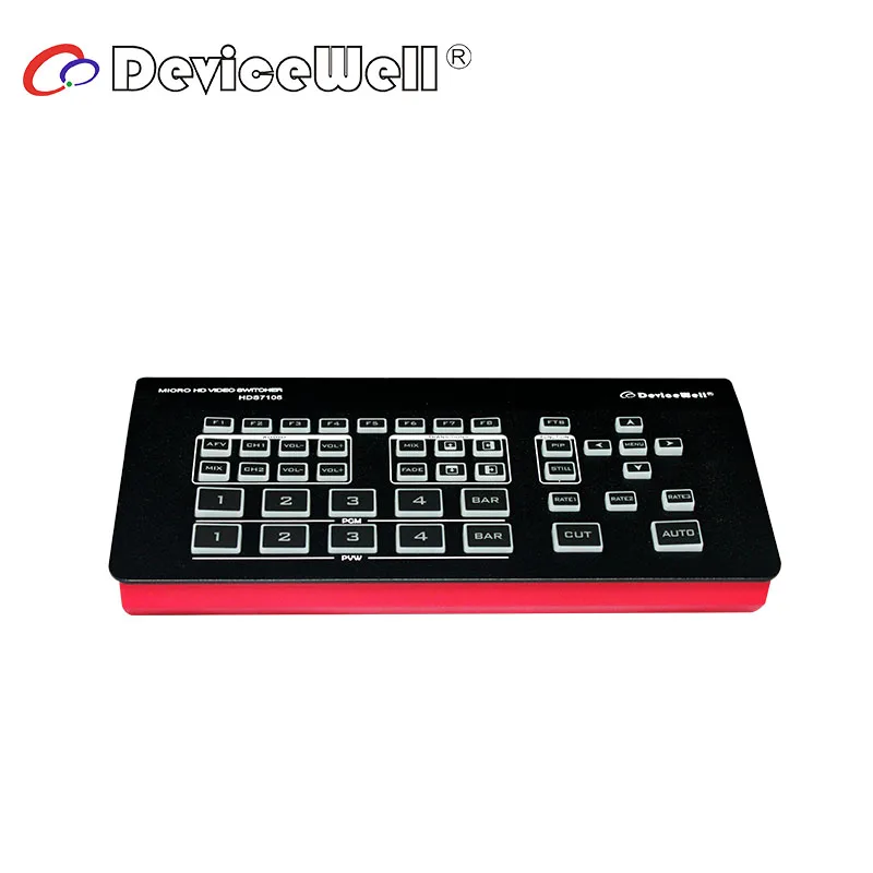 HDS7105 2021 5-канальный 1080P OBS потоковый HD SDI Devicewell видеопереключатель