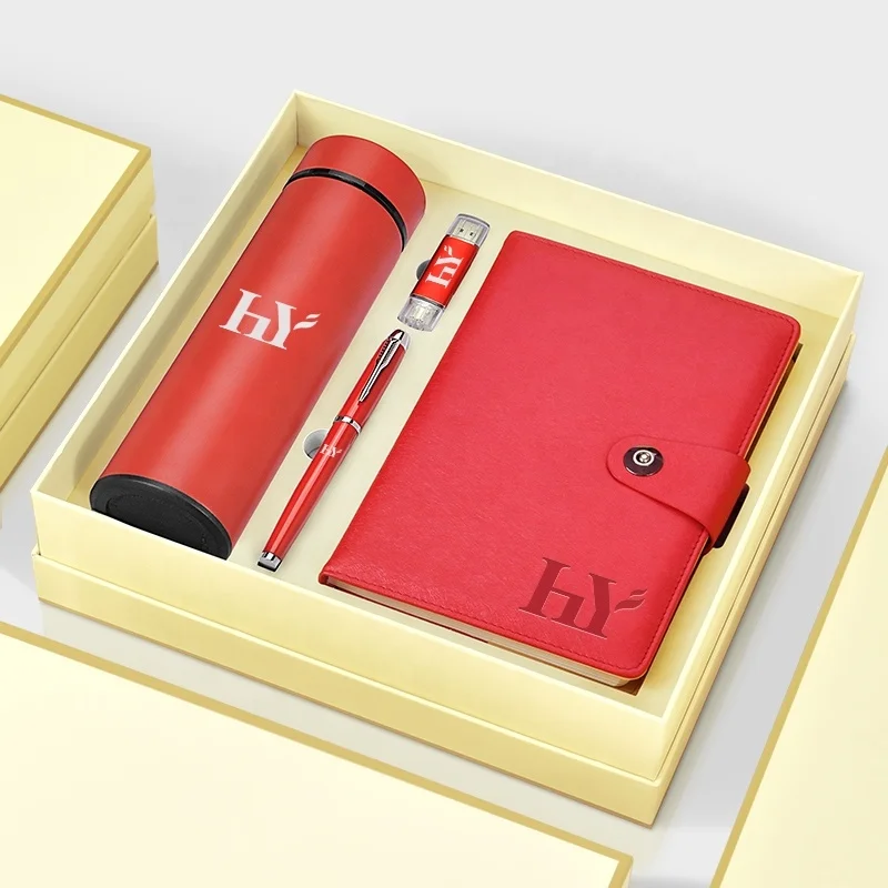 Custom water bottle latest Corporate Gift Set Luxury Promotional VIP Business Corporate Gift Set Novelty Gifts for Women and Men