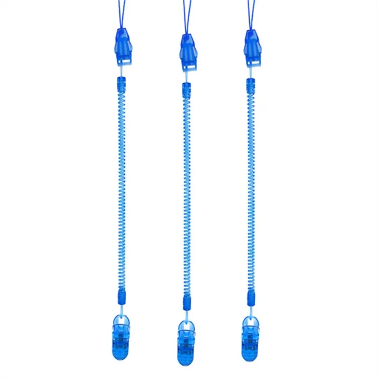 Going out convenient pacifier plastic spring rope plastic spring pacifier chain