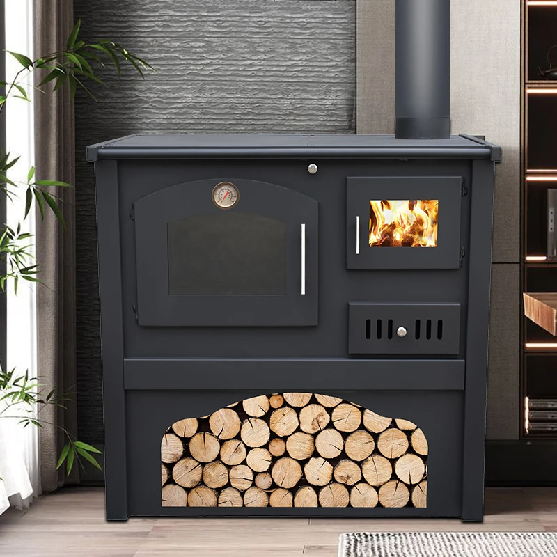 2024 Chinese cold rolled steel firewood stove wood burning stove indoor modern wooden stove