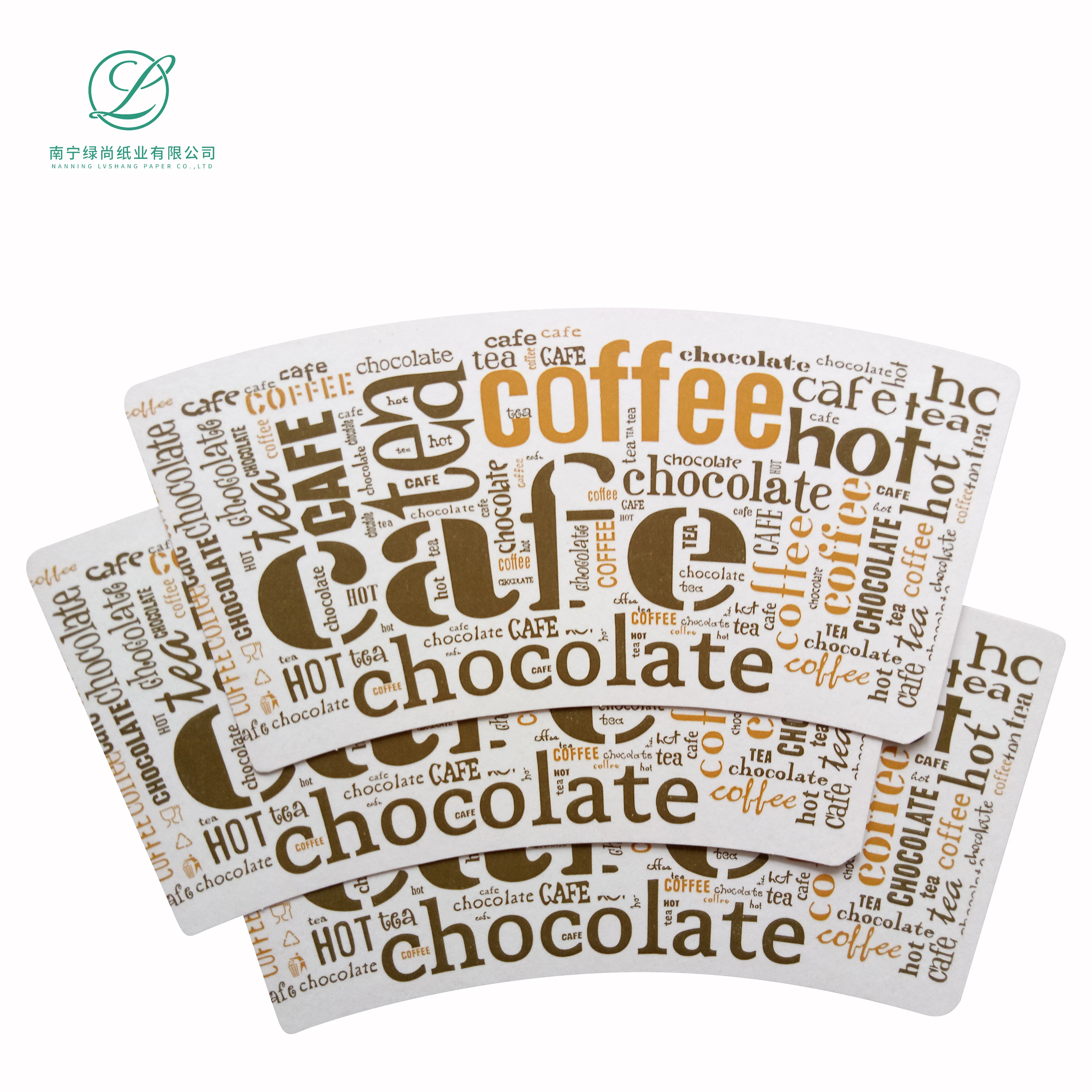 
High quality paper cup blank disposable paper cup fan raw material 