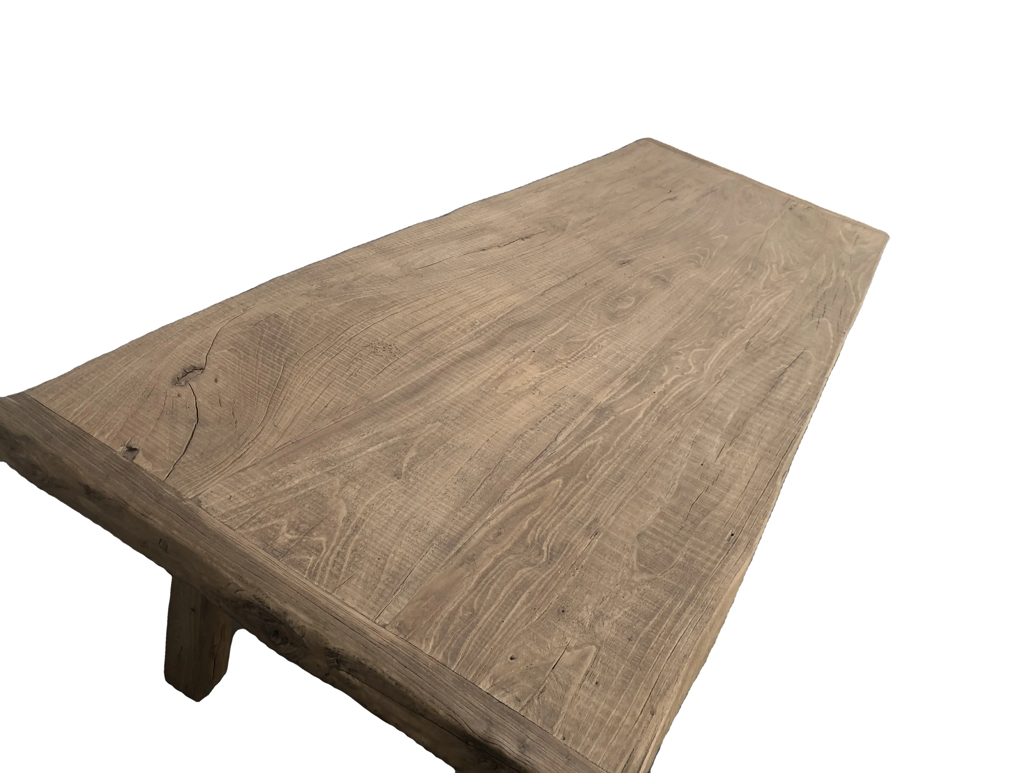 Chinese recycle elm wood dinning table dinning room furniture