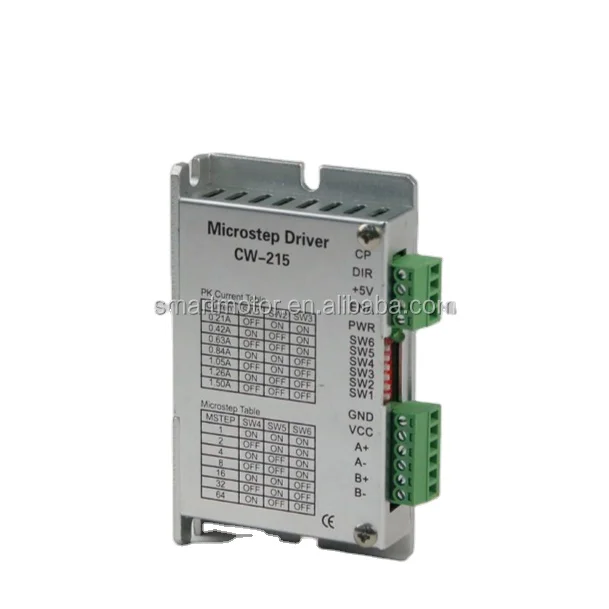 Драйвер шагового двигателя CW215, 0.21A-1.5A, 18Vdc ~ 40Vdc
