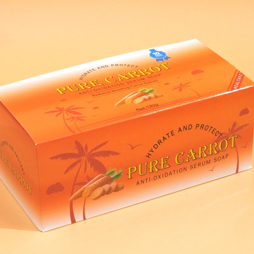 OEM private label whitening soap skin care organic natural lemon rose carrot papaya soap turmeric soap Anti-Aging
