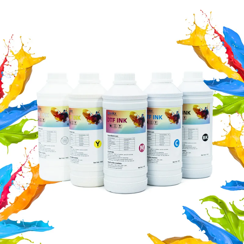 tinta dtf ink 1000 ml for printer transfer pet film printing ink 5kg sublimation dtf white ink i3200 water-based dtf consumables