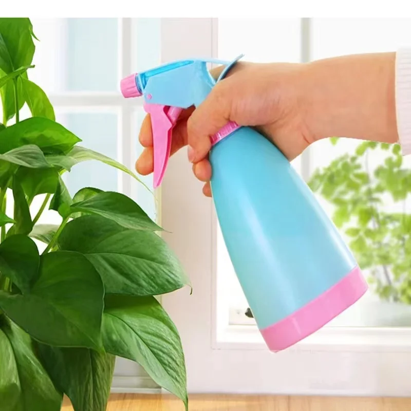 500ml hand pressure candy color watering can for home garden plant watering can
