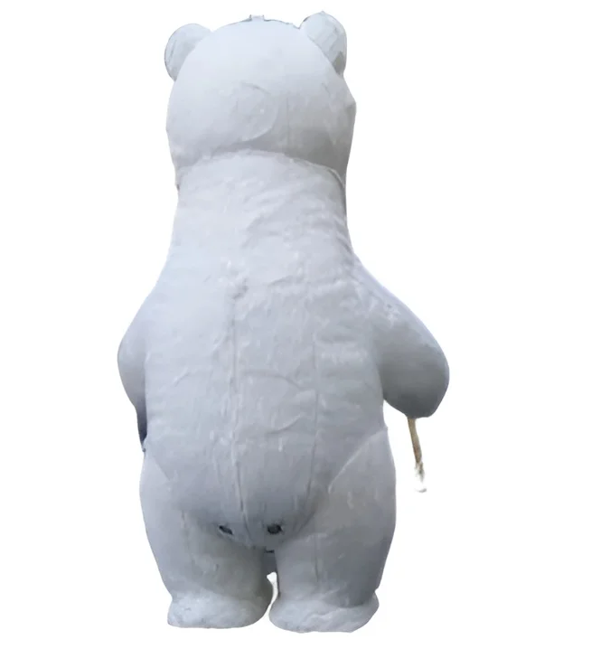 inflatable costumes walking mascot polar bear costume