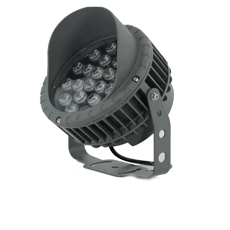 night decoration lighting park garden wood reflector outdoor projector ip65 220v wheel design led flood light