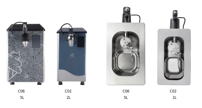 Pasmo C02 commercial aluminum small soft milk foam frother whipped cream machine