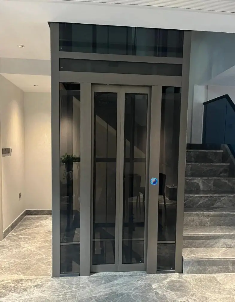 2-4 Floors Portable Home Lift Small Home Elevator Hydraulic Residential Stair Lift For Homes Villa